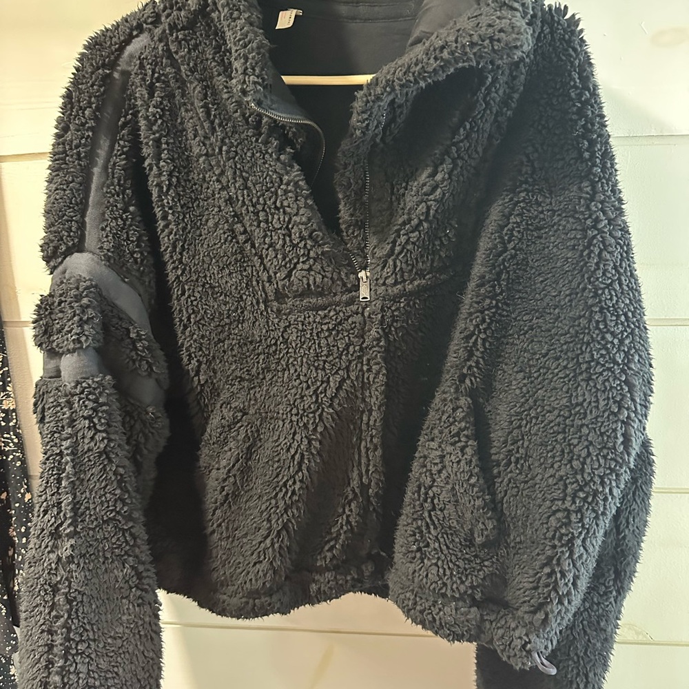 Cozy Black Sherpa Jacket